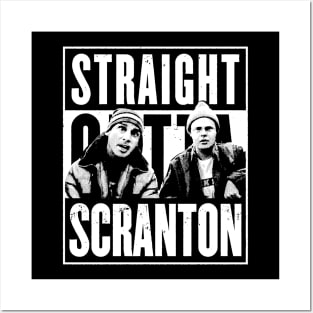 straight outta scranton Posters and Art